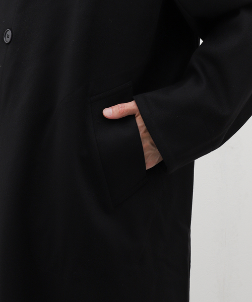 Gabriela Coll Garments(ガブリエラコールガーメンツ)の「【GABRIELA COLL GARMENTS】 HEAVY WOOL BREASTED COAT S13-230(その他アウター・メンズ・ブラック・3)」の9枚目の写真