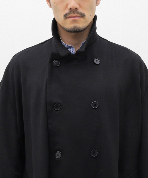 セール】【GABRIELA COLL GARMENTS】 HEAVY WOOL BREASTED COAT S13