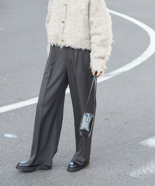 JOURNAL STANDARD（ジャーナルスタンダード）の「《追加2》ウールライクストレッチスラックス（スラックス・レディース・ブラック/チャコールグレー・36/38）」の17枚目の写真