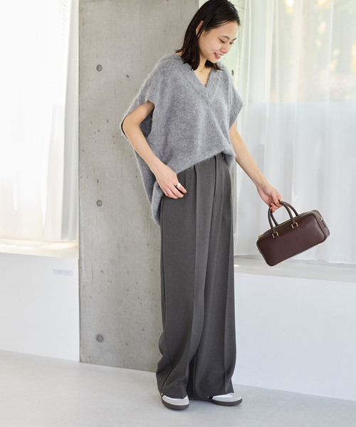 JOURNAL STANDARD（ジャーナルスタンダード）の「《追加2》ウールライクストレッチスラックス（スラックス・レディース・ブラック/チャコールグレー・36/38）」の21枚目の写真