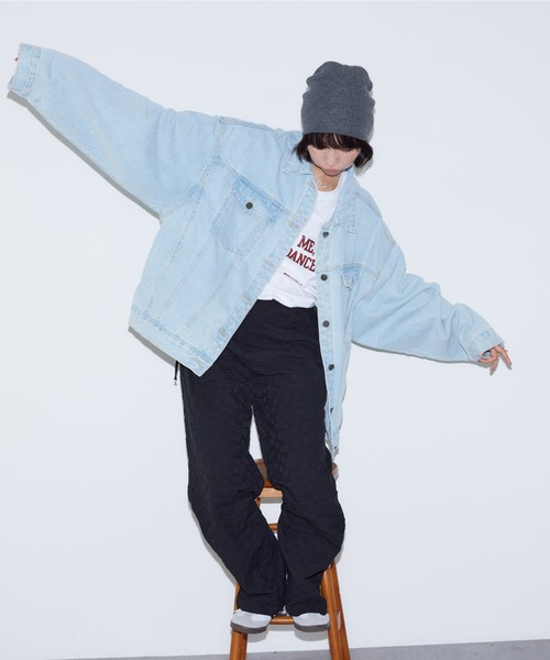 BARRETTA(バレッタ)の「フラワージャガードワイドパンツ(その他パンツ・レディース・ホワイト/ブラック・FREE)」の1枚目の写真