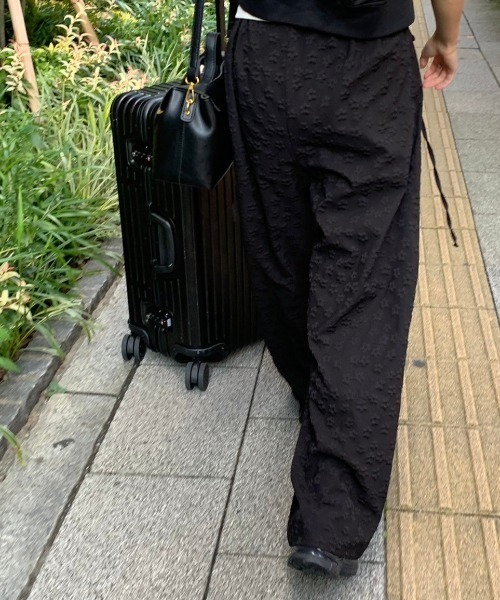 BARRETTA(バレッタ)の「フラワージャガードワイドパンツ(その他パンツ・レディース・ホワイト/ブラック・FREE)」の16枚目の写真