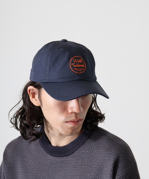 Well-Tailored（ウェルテイラード）の「Well-Tailored サークルロゴ 刺繍 ベースボールキャップ（キャップ・メンズ・ブラック/ベージュ/ネイビー・FREE）」の12枚目の写真