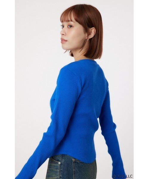 RODEO CROWNS WIDE BOWL(ロデオクラウンズワイドボウル)の「【E.T.】リブトップス(Tシャツ/カットソー・レディース・ブルー/アイボリー/ブラック・FREE)」の16枚目の写真