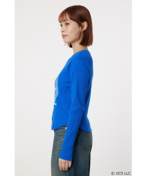 RODEO CROWNS WIDE BOWL(ロデオクラウンズワイドボウル)の「【E.T.】リブトップス(Tシャツ/カットソー・レディース・ブルー/アイボリー/ブラック・FREE)」の21枚目の写真