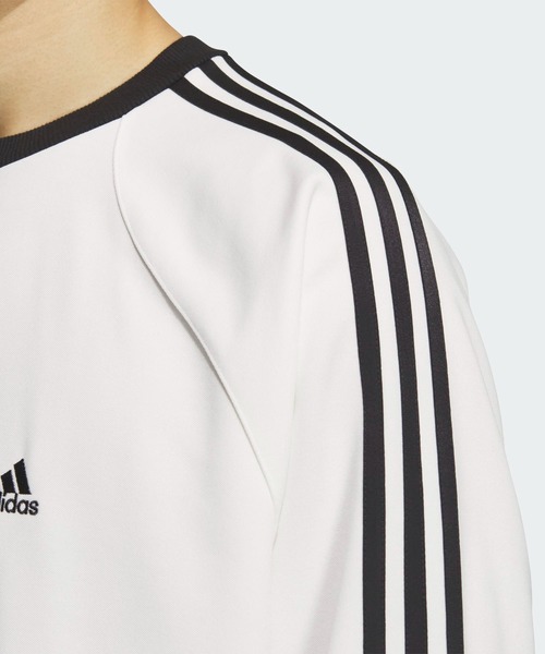 adidas（アディダス）の「BYD3S ルーズフィット ピケ 長袖Tシャツ / ロンT / アディダス adidas（Tシャツ/カットソー・メンズ・ブラック/ホワイト・LARGE/MEDIUM/SMALL/X-LARGE/X-SMALL/XX-LARGE/3XL）」の16枚目の写真