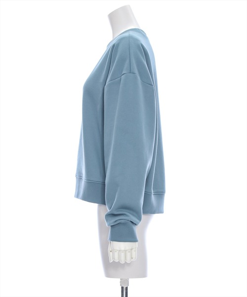 clear（クリア）の「ゼブラロゴプリント普通丈スウェットトップス [大人 カジュアル 着回し力抜群]≪再入荷≫（スウェット・レディース・ブルーグレー/オフホワイト/チャコールグレー・F）」の6枚目の写真