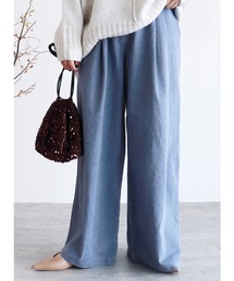 タックワイドデニム