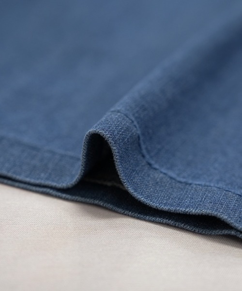 reca（レカ）の「タックワイドデニム（デニムパンツ・レディース・ネイビー/ブルー・FREE）」の16枚目の写真