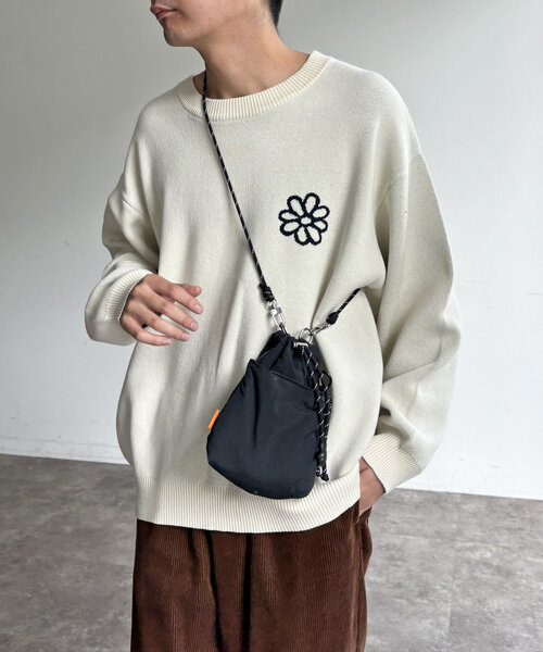 アソートモチーフスウェットライクニット（ニット/セーター）｜CPCM（シーピーシーエム） 6,710円