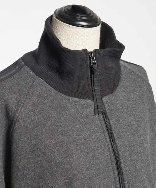 gomme（ゴム）の「ミルドジャージ　テープブルゾン（ライダースジャケット・レディース・チャコールグレー/ブラック・MEDIUM）」の11枚目の写真