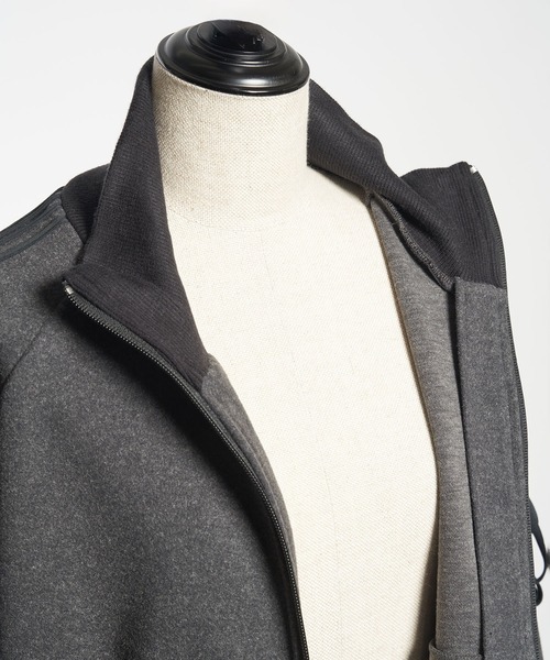 gomme（ゴム）の「ミルドジャージ　テープブルゾン（ライダースジャケット・レディース・チャコールグレー/ブラック・MEDIUM）」の13枚目の写真