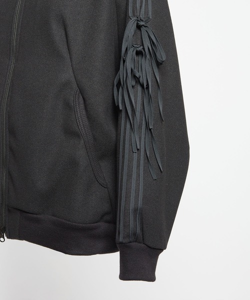 gomme（ゴム）の「ミルドジャージ　テープブルゾン（ライダースジャケット・レディース・チャコールグレー/ブラック・MEDIUM）」の22枚目の写真