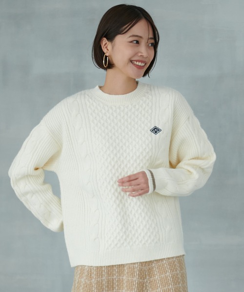 Arnold Palmer（アーノルドパーマー）の「ライン ケーブルニット プル