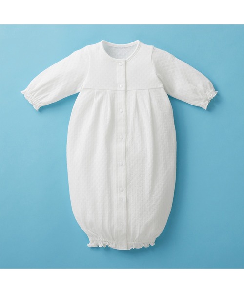 MIKI HOUSE(ミキハウス)の「セレモニードレスセット(ロンパース・キッズ・ホワイト・50-60cm)」の4枚目の写真