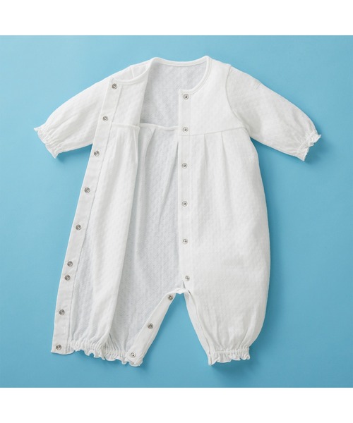 MIKI HOUSE(ミキハウス)の「セレモニードレスセット(ロンパース・キッズ・ホワイト・50-60cm)」の6枚目の写真