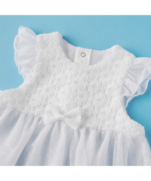 MIKI HOUSE(ミキハウス)の「セレモニードレスセット(ロンパース・キッズ・ホワイト・50-60cm)」の10枚目の写真