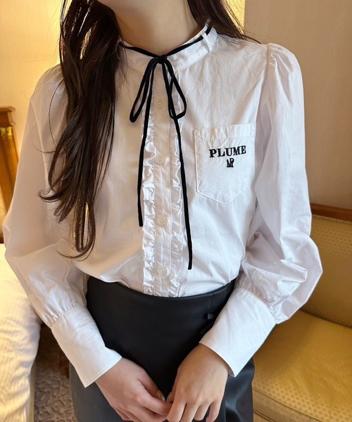 plume】フリルブラウス（シャツ/ブラウス）｜one after another NICE