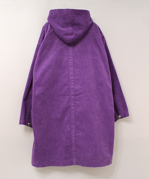 RNA(アールエヌエー)の「C0781 BIGダッフルコート(ダッフルコート・レディース・パープル/グリーン・MEDIUM)」の8枚目の写真