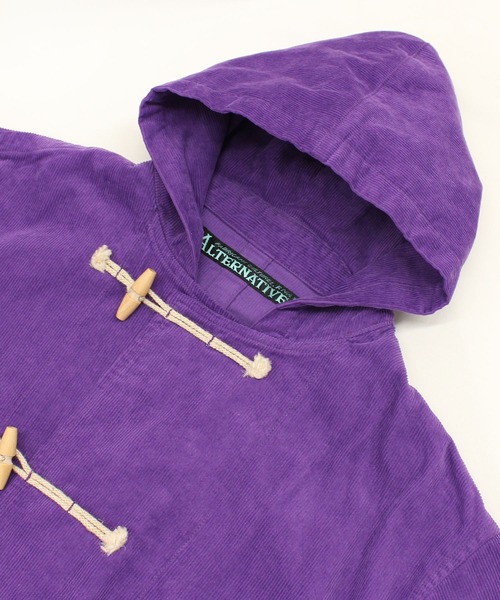 RNA(アールエヌエー)の「C0781 BIGダッフルコート(ダッフルコート・レディース・パープル/グリーン・MEDIUM)」の12枚目の写真