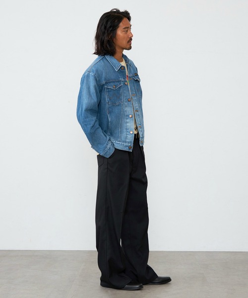 Wrangler/ラングラー TRUCKER JACKET/デニムジャケット加工（デニム