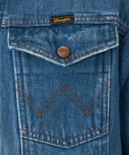 Wrangler/ラングラー TRUCKER JACKET/デニムジャケット加工（デニム