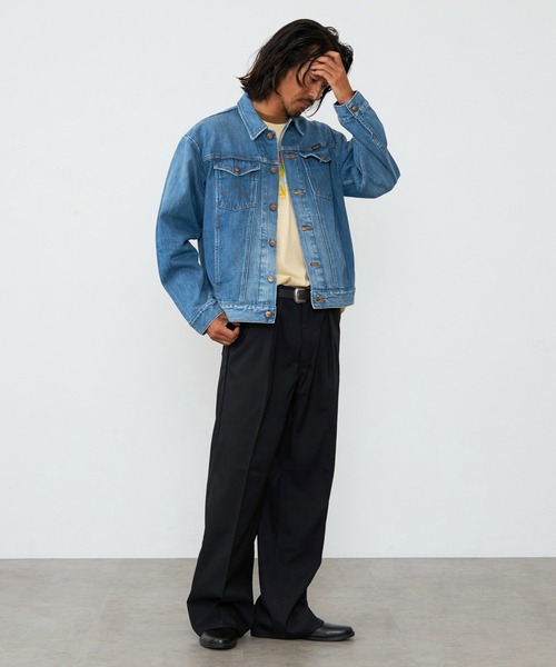 Wrangler/ラングラー TRUCKER JACKET/デニムジャケット加工
