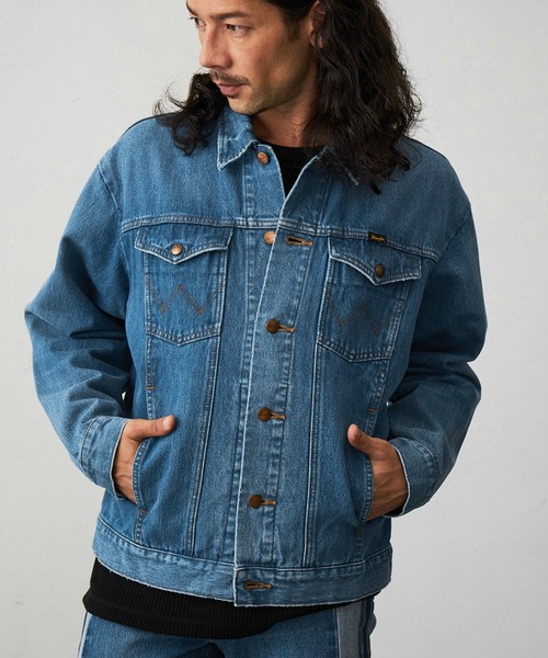 Wrangler L 復刻　デニムジャケット Wrangler/ラングラー TRUCKER JACKET/デニムジャケット加工