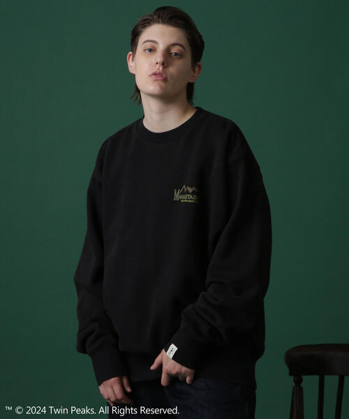 MANASTASH（マナスタッシュ）の「MANASTASH/マナスタッシュ/TWIN PEAKS SWEATSHIRTS　ツイン・ピークス スウェットシャツ（スウェット・メンズ・ブラック/グレー/ネイビー・L/M/S/XL）」の16枚目の写真