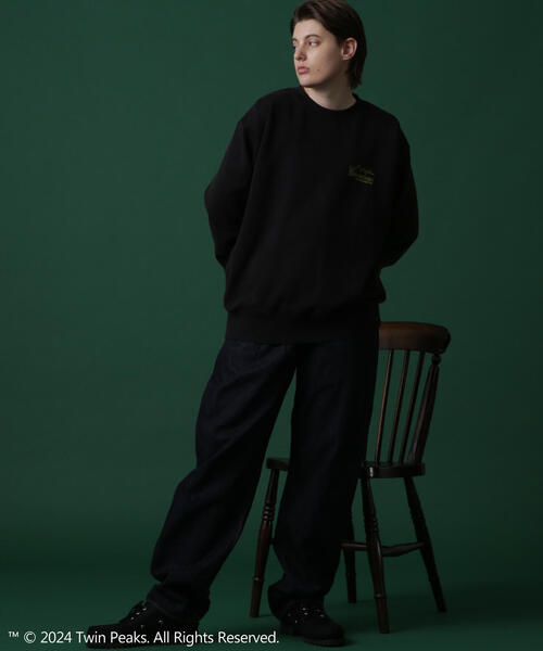 MANASTASH（マナスタッシュ）の「MANASTASH/マナスタッシュ/TWIN PEAKS SWEATSHIRTS　ツイン・ピークス スウェットシャツ（スウェット・メンズ・ブラック/グレー/ネイビー・L/M/S/XL）」の18枚目の写真