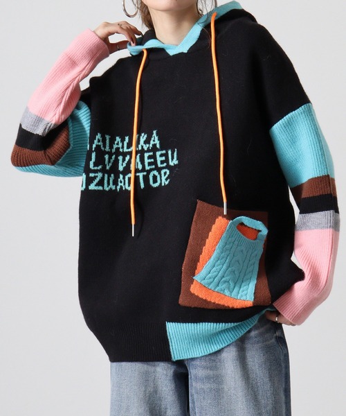 【セール】je crois soi ジャカードニットパーカー（パーカー）｜FUNALIVE（ファンアライブ）