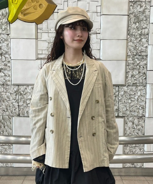 Ray BEAMS(レイビームス)の「フィッシャーマン キャップ(キャップ・レディース・ブラック/ベージュ・ONE SIZE)」の20枚目の写真