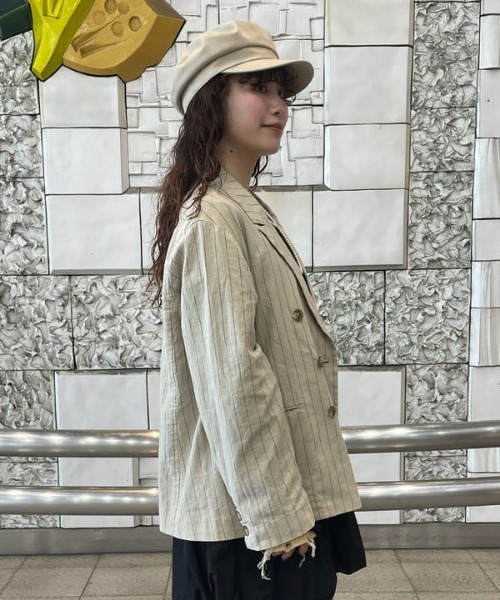 Ray BEAMS(レイビームス)の「フィッシャーマン キャップ(キャップ・レディース・ブラック/ベージュ・ONE SIZE)」の21枚目の写真