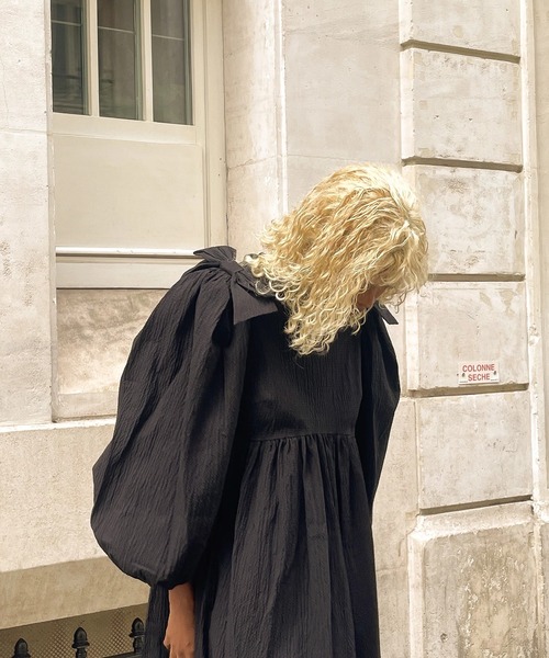 Foundry Mews(ファウンドリーミューズ)の「【Foundry Mews/ファウンドリーミューズ】Pia(ワンピース・レディース・ブラック・FREE)」の8枚目の写真