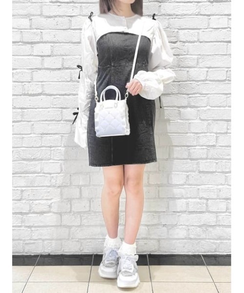 SAMANTHAVEGA（サマンサベガ）の「グラデーションパールフラッタースマホショルダー（ショルダーバッグ・レディース・ライトブルー/ピンク・FREE）」の17枚目の写真