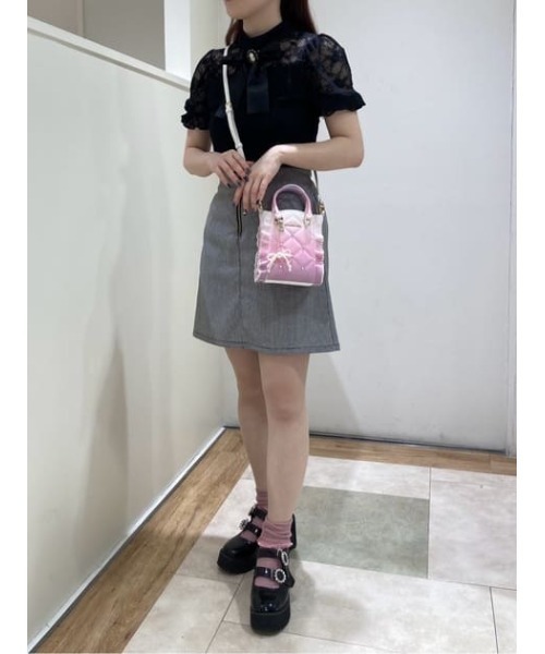SAMANTHAVEGA(サマンサベガ)の「グラデーションパールフラッタースマホショルダー(ショルダーバッグ・レディース・ライトブルー/ピンク・FREE)」の21枚目の写真