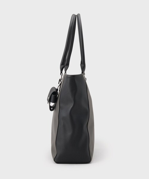 THE SHOP TK （ザ ショップ ティーケー ）の「【A4サイズ／ビジネスでも使える】合皮トートバッグ イヤホンケース付き（トートバッグ・メンズ・ネイビー/グレー系その他5/ブラック/ブラック系8/ブラック系4/ブラック系5・00）」の17枚目の写真