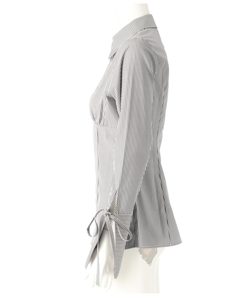 ANAP GiRL(アナップガール)の「【ティーンズライン】ダブルジップ デザインシャツ(MLサイ(シャツ/ブラウス・キッズ・ブラック×ホワイト/ライトグレー・M/L)」の22枚目の写真