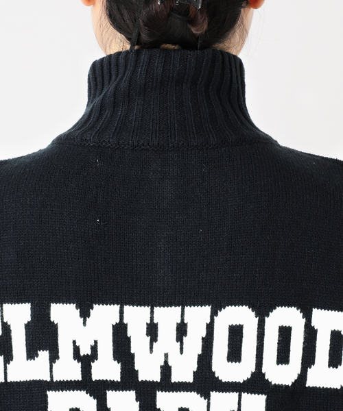 美品✨ 23区 大きいサイズ44【2XL】ウールリブニット プルオーバー 黒 TOKYO BASIC トップス レディース 長袖 圧縮 ウール100％ リブ使い V