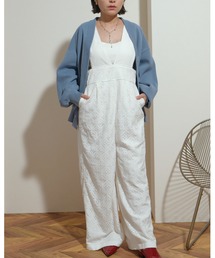LHELBIE ワンショルサロペット　ジャケット　セットアップ LHELBIE｜レルビエのオールインワン・サロペット通販 - ZOZOTOWN