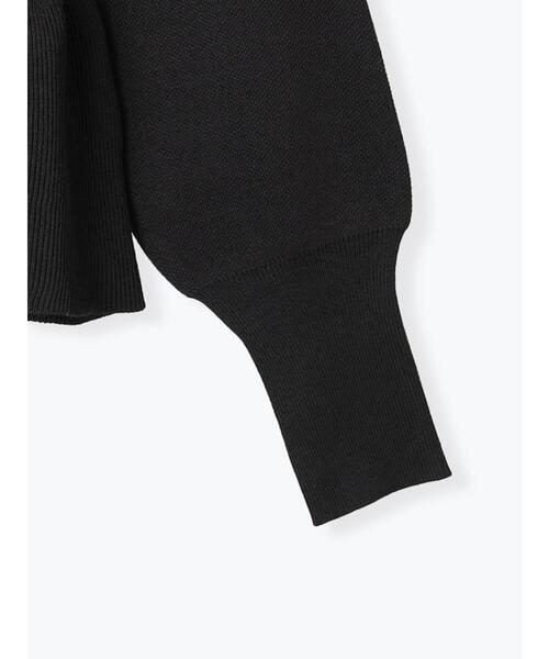 Te chichi（テチチ）の「ペプラムニットカーディガン（カーディガン/ボレロ・レディース・ホワイト/ブラック・F）」の6枚目の写真