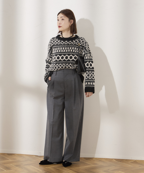 ジャガードプルオーバー（ニット/セーター）｜journal standard L