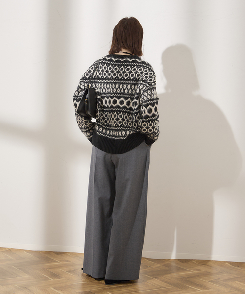 ジャガードプルオーバー（ニット/セーター）｜journal standard L