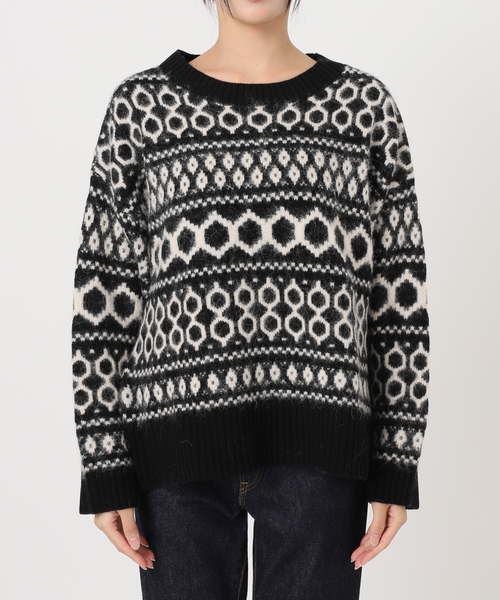 ジャガードプルオーバー（ニット/セーター）｜journal standard L
