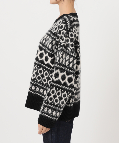 ジャガードプルオーバー（ニット/セーター）｜journal standard L