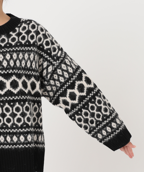 ジャガードプルオーバー（ニット/セーター）｜journal standard