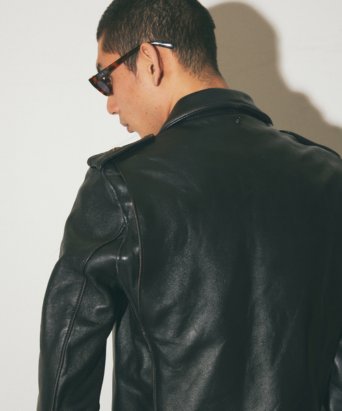 Schott N.Y.C（ショット）の「SCHOTT / ショット USA 別注 217US/SHEEP Modify（ライダースジャケット・メンズ・ブラック・38/40/42）」の16枚目の写真