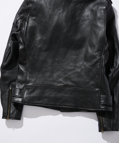 Schott N.Y.C（ショット）の「SCHOTT / ショット USA 別注 217US/SHEEP Modify（ライダースジャケット・メンズ・ブラック・38/40/42）」の9枚目の写真