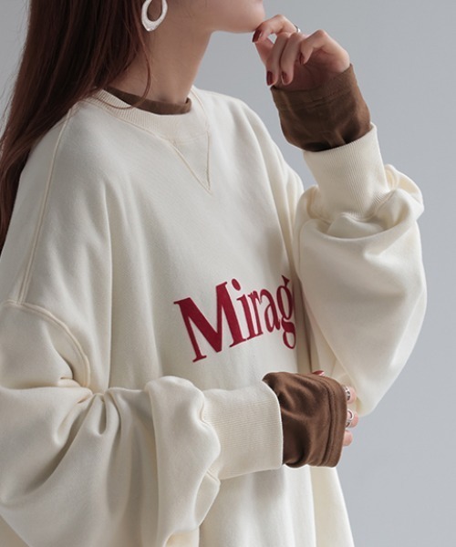 HUG.U(ハグユー)の「体感+3.2℃ 吸湿発熱トップス(Tシャツ/カットソー・レディース・モカ/グレー/ブラック/アイボリー・FREE)」の12枚目の写真