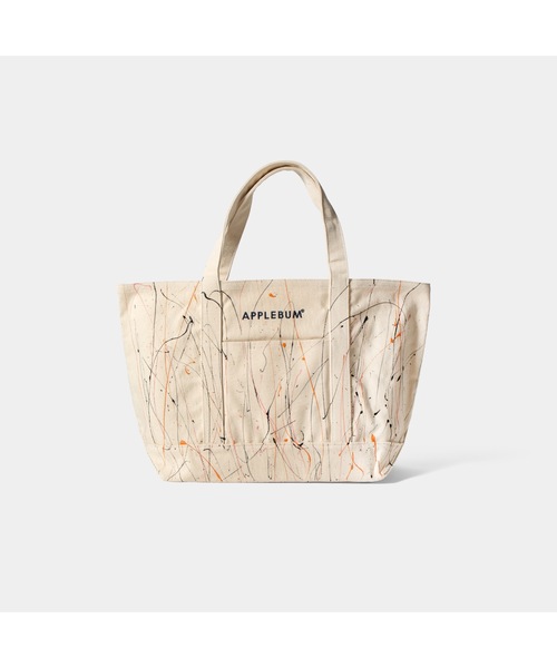 APPLEBUM（アップルバム）の「Paint Totebag [TiEDYE FREAK]（トートバッグ・メンズ・ネイビー/ナチュラル・FREE）」の5枚目の写真